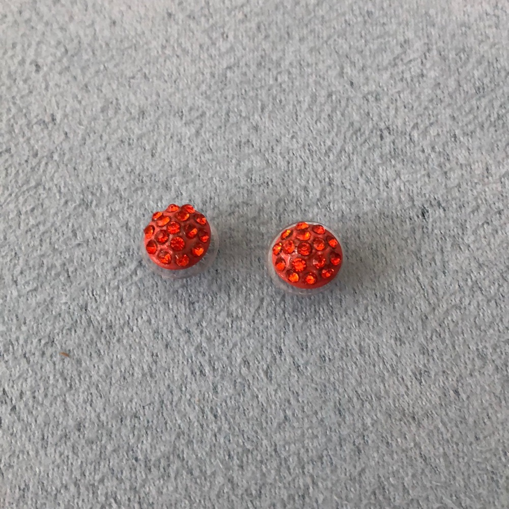 Orange earrings
